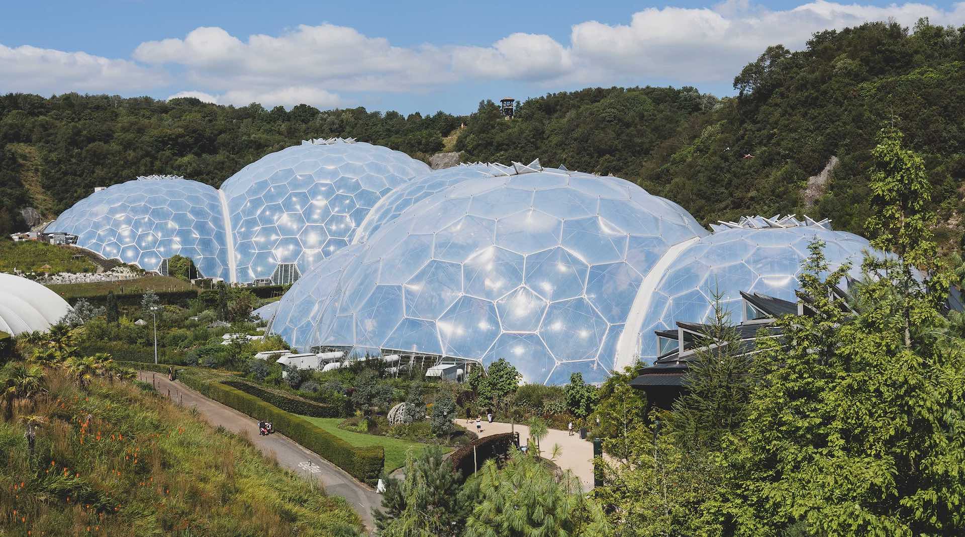 The Eden Project is a visitor attraction in Cornwall, England, UK.